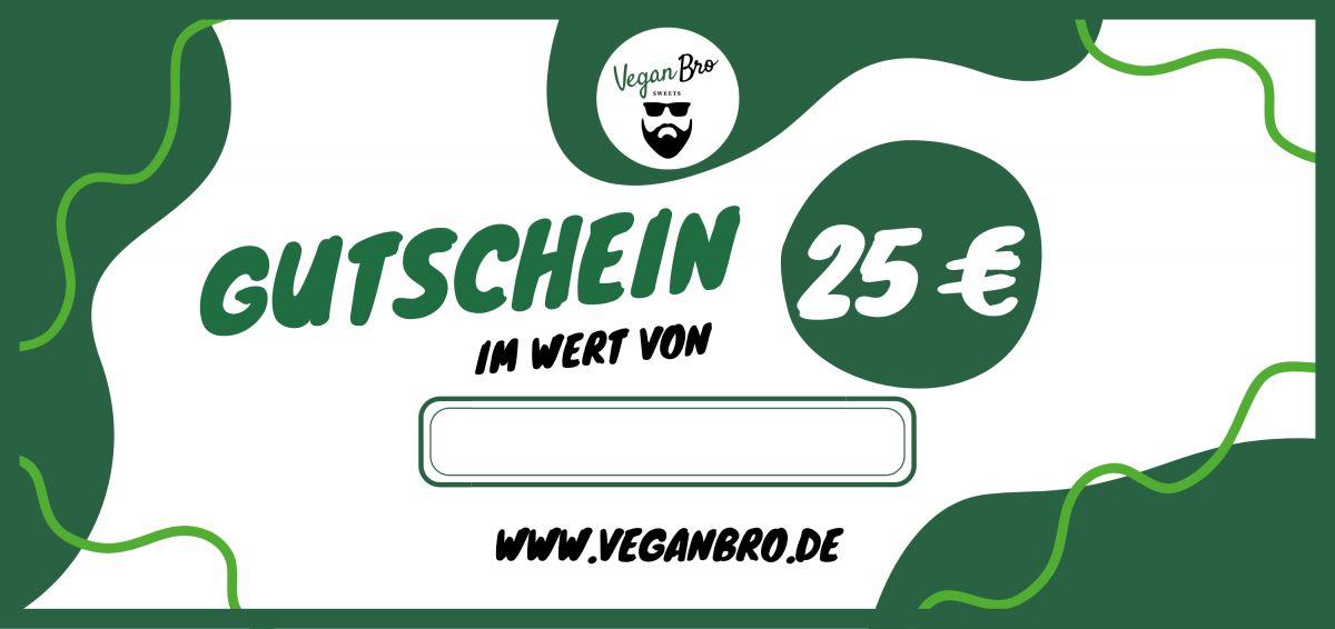 Vegan Bro Gutschein 25€